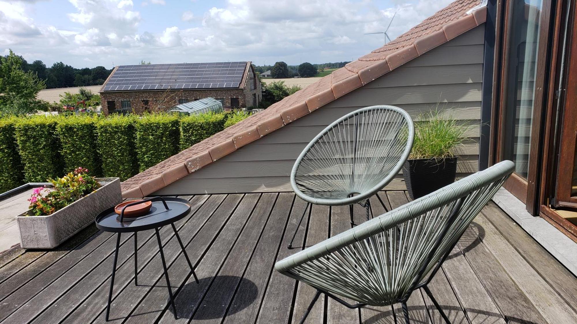 La Ferme Des Eglantines Panzió Nivelles Kültér fotó